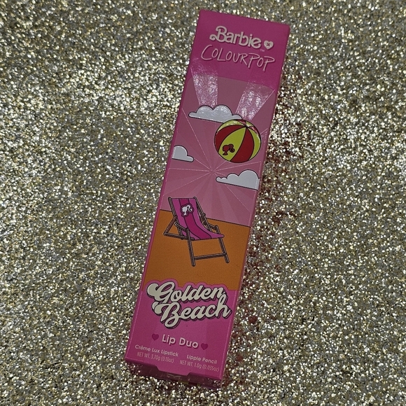 Colourpop x Barbie Golden Beach Lip Duo - Picture 2 of 7